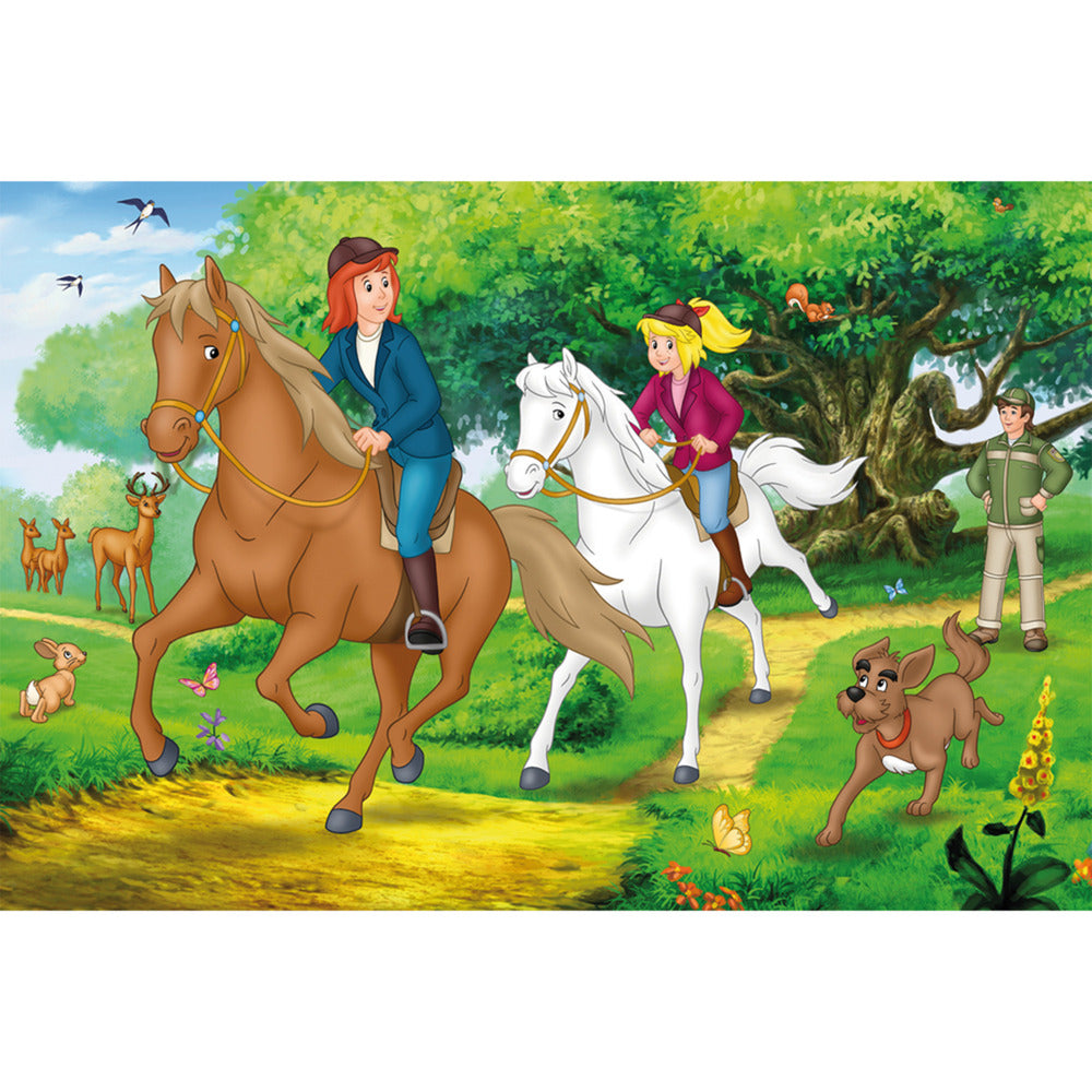 Bibi & Tina Puzzle-Box im Metallkoffer