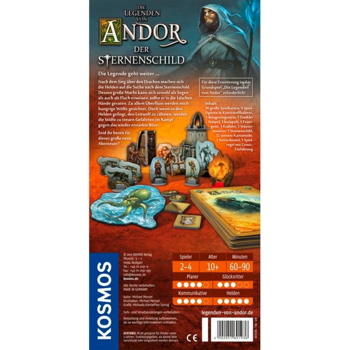 KOSMOS Die Legenden von Andor - Der Sternenschild, Brettspiel