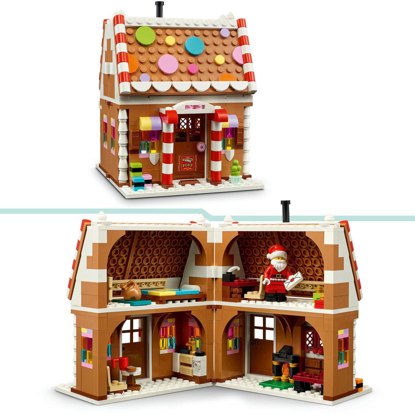 40809 Weihnachtliches Lebkuchenhaus, Konstruktionsspielzeug