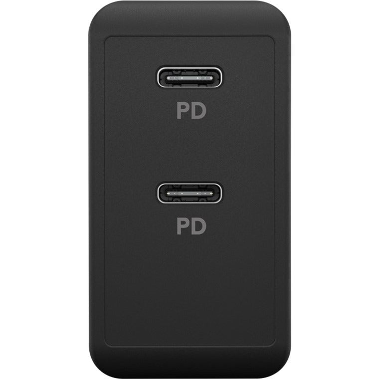 Goobay USB-C Dual-Schnellladegerät 36 Watt (schwarz, 2x USB-C, Power Delivery)