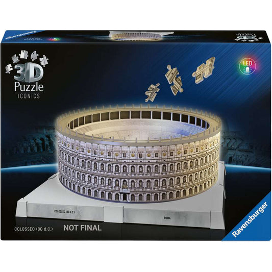 3D Puzzle Iconics: Kolosseum Rom - mit Licht