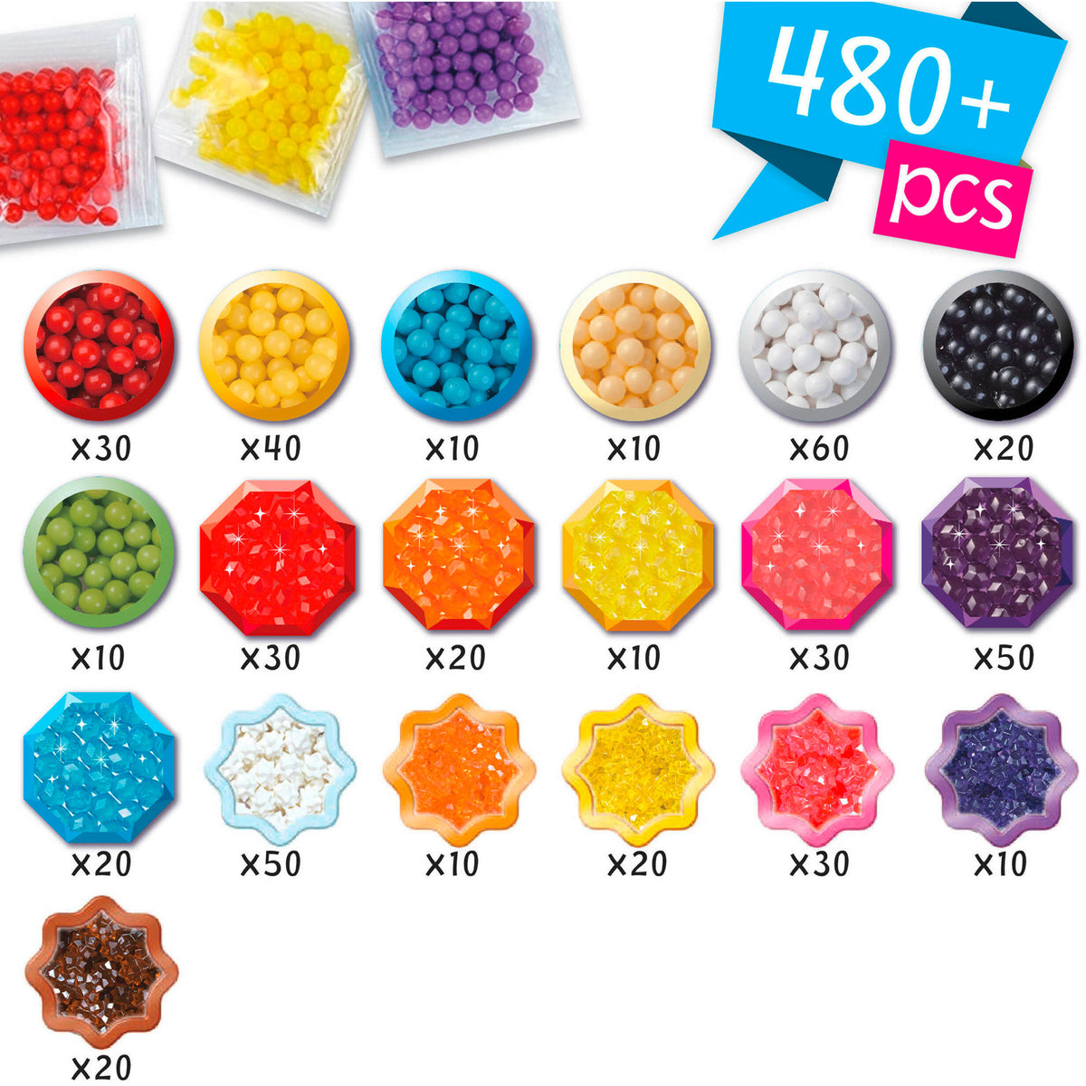 Aquabeads - Anhänger Set, Basteln