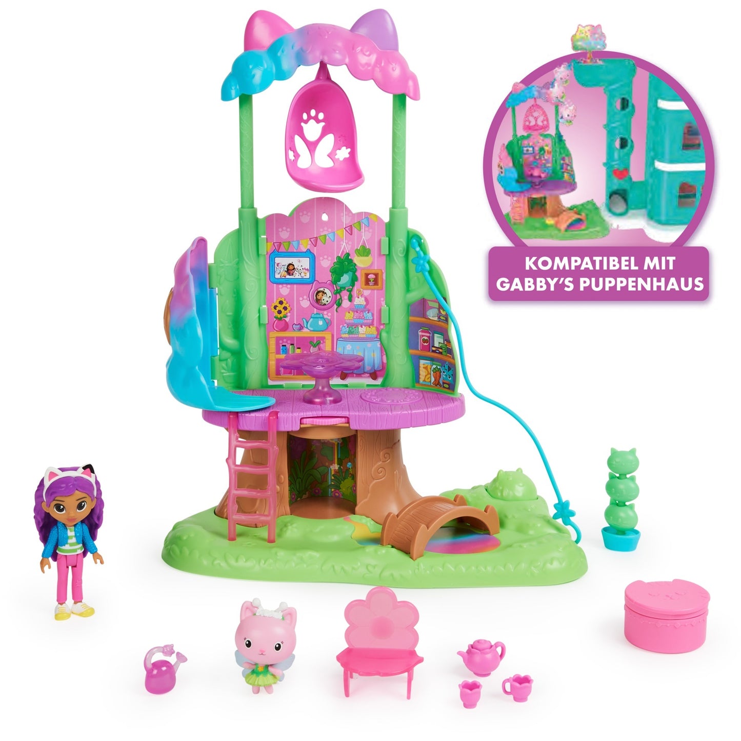 Spinmaster Gabby's Dollhouse - Kitty Fairy's Garten Spielset