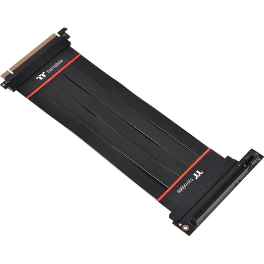 Thermaltake TT Premium PCI-E 4.0 Extender-Kabel (schwarz, 20cm, abgewinkelt)