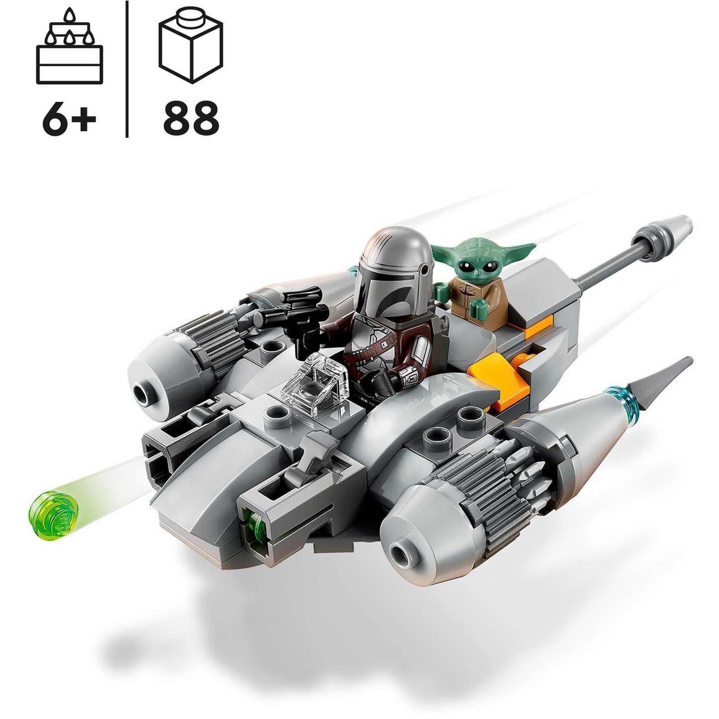 LEGO 75363 Star Wars N-1 Starfighter des Mandalorianers - Microfighter, Konstruktionsspielzeug