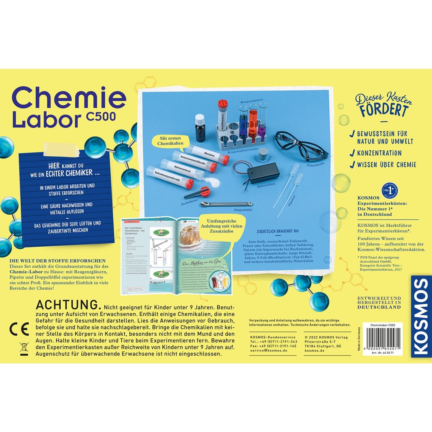 Kosmos Chemielabor C500 (Starter-Set)