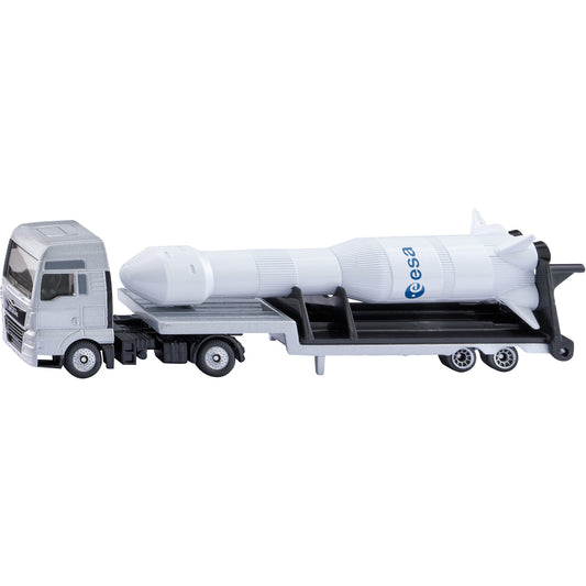 SUPER MAN Lkw mit ESA Rakete, Modellfahrzeug