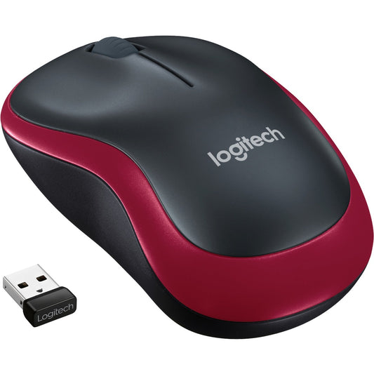 Logitech Wireless Mouse M185 (rot, Retail)