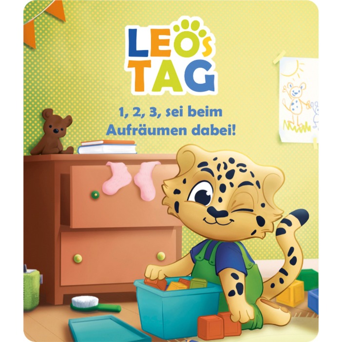 Tonies Leos Tag - 1, 2, 3, sei beim Aufräumen dabei (Hörspiel)