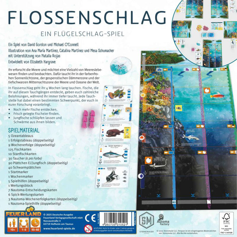 Flossenschlag, Brettspiel
