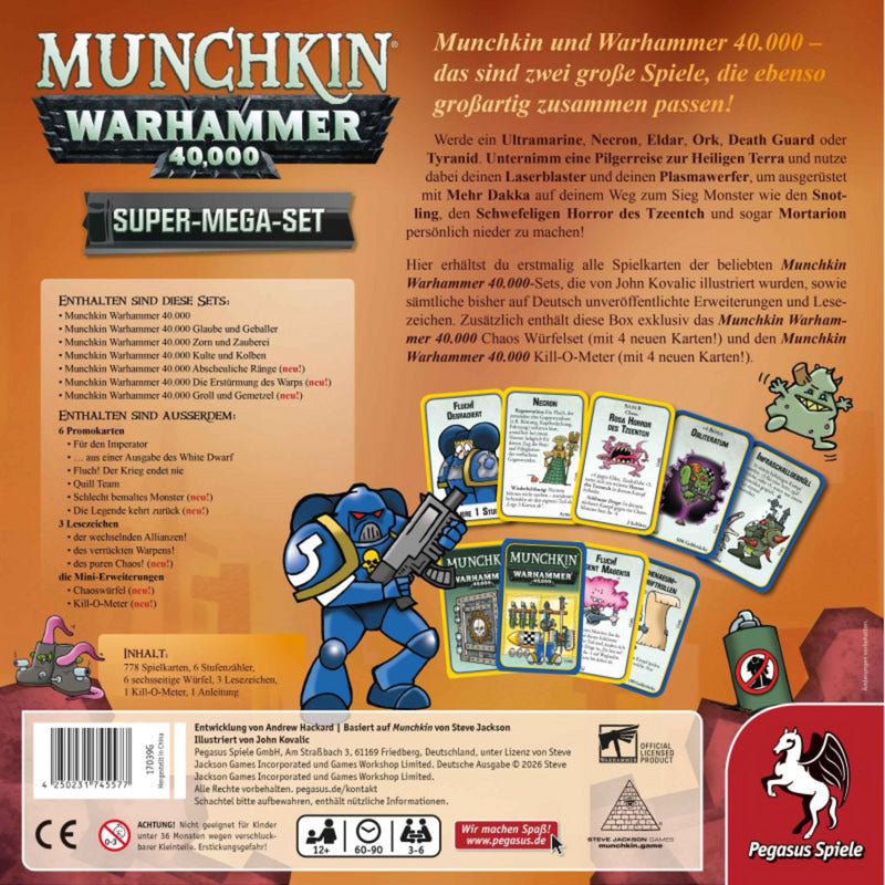 Munchkin Warhammer 40K Super Mega Set, Kartenspiel
