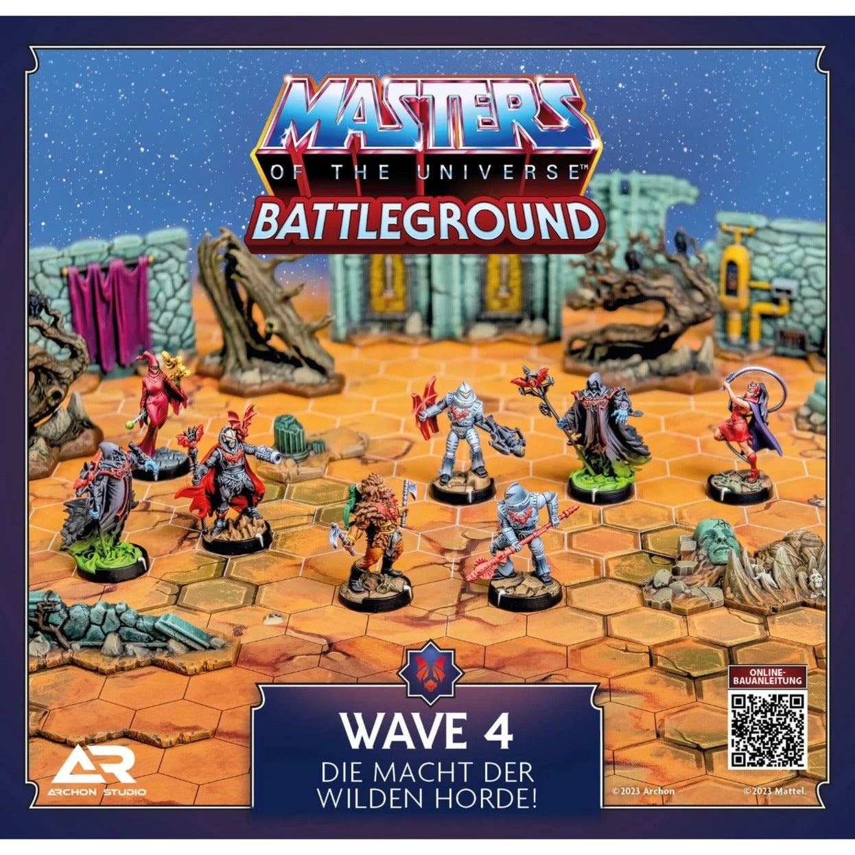 Asmodee Masters of the Universe: Battleground Wave 4 - Die Macht der Wilden Horde, Brettspiel