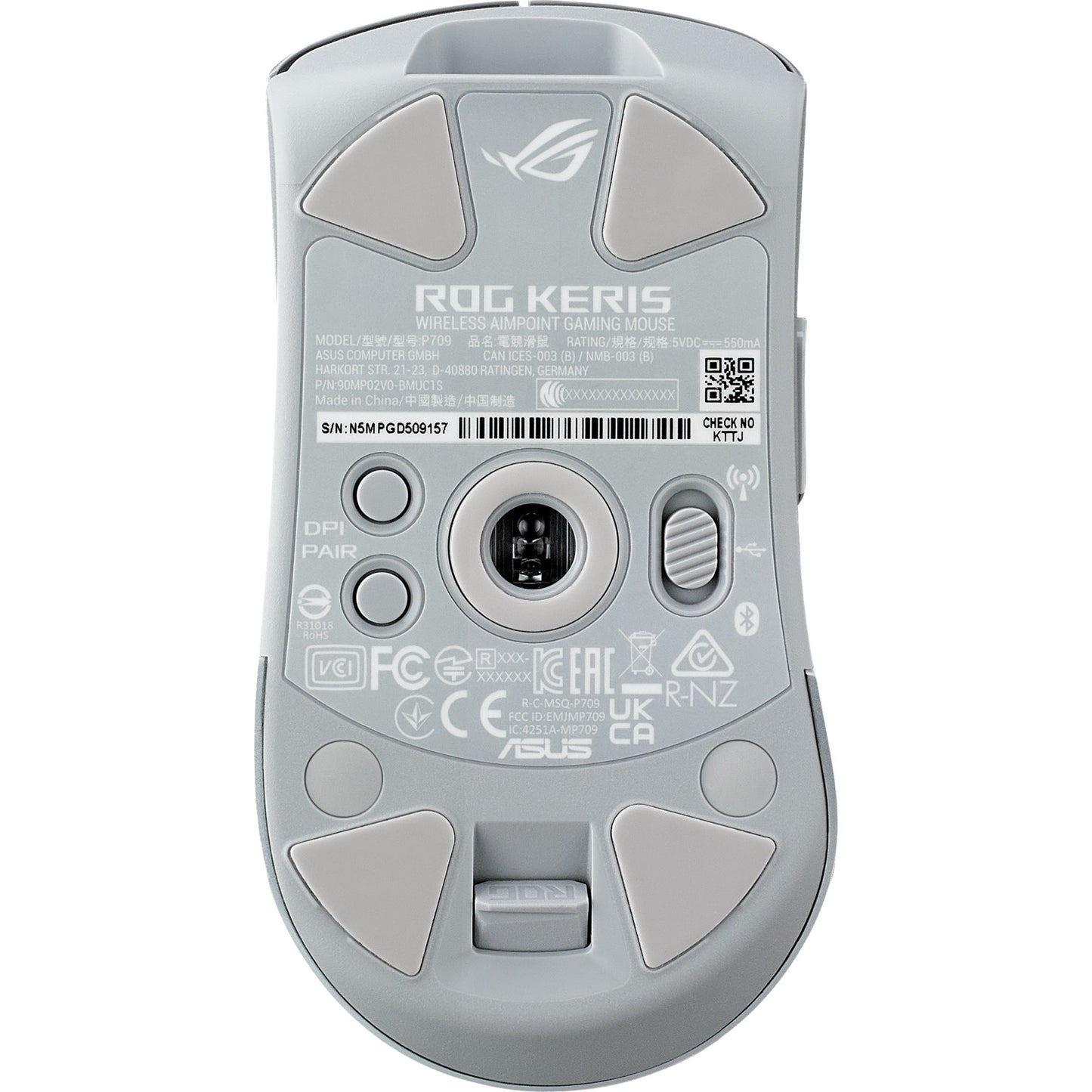 Asus ROG Keris Wireless Aimpoint (weiss)