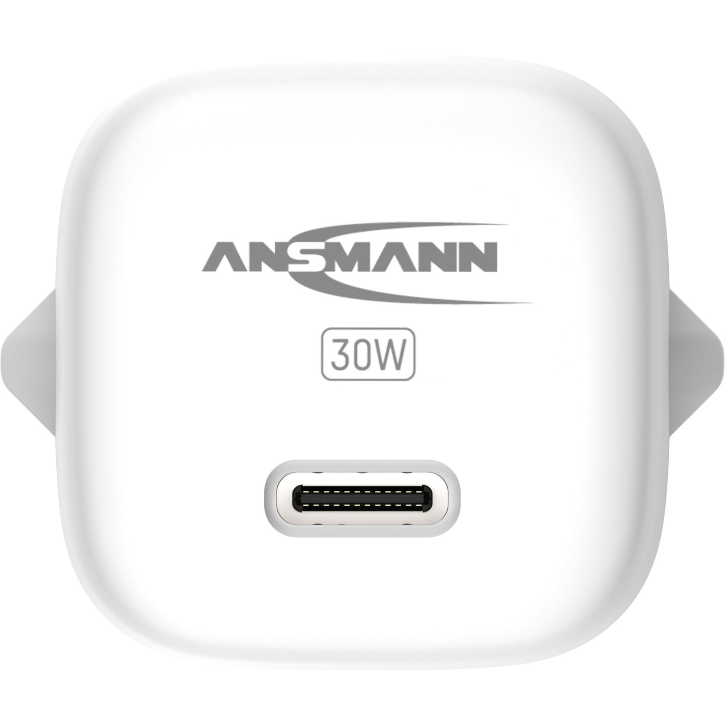 Ansmann Home Charger HC130PD-mini, 30 Watt (weiss, 1x USB-C, GaN, PowerDelivery, Multisafe-Technologie)