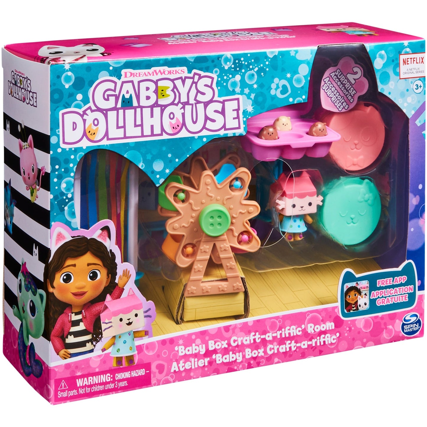 Spinmaster Gabby's Dollhouse Deluxe Raum - Craft-a-riffic-Room