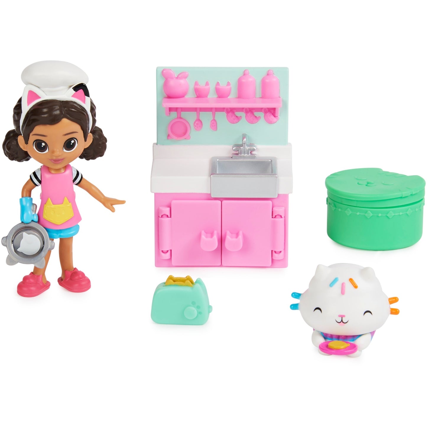 Spinmaster Gabby's Dollhouse - Cat-tivity Set Lunch and Munch