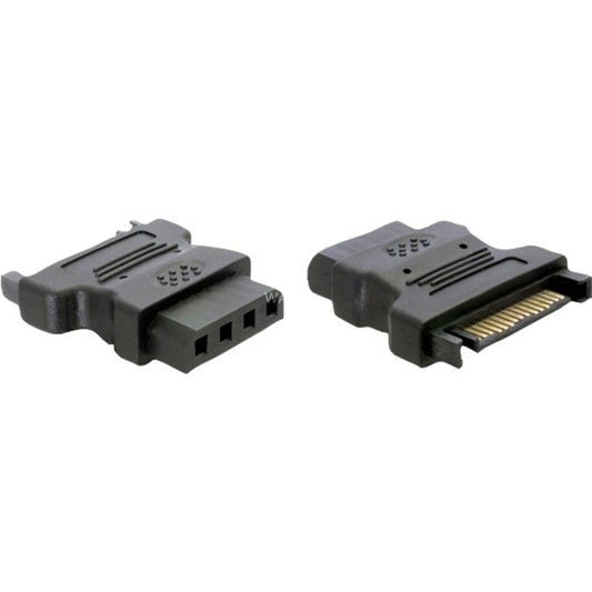 DeLOCK Adapter Power SATA > 5,25" 4Pin (schwarz)