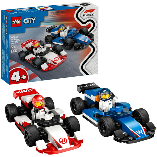 60464 City F1 Williams Racing und Haas F1 Rennautos, Konstruktionsspielzeug