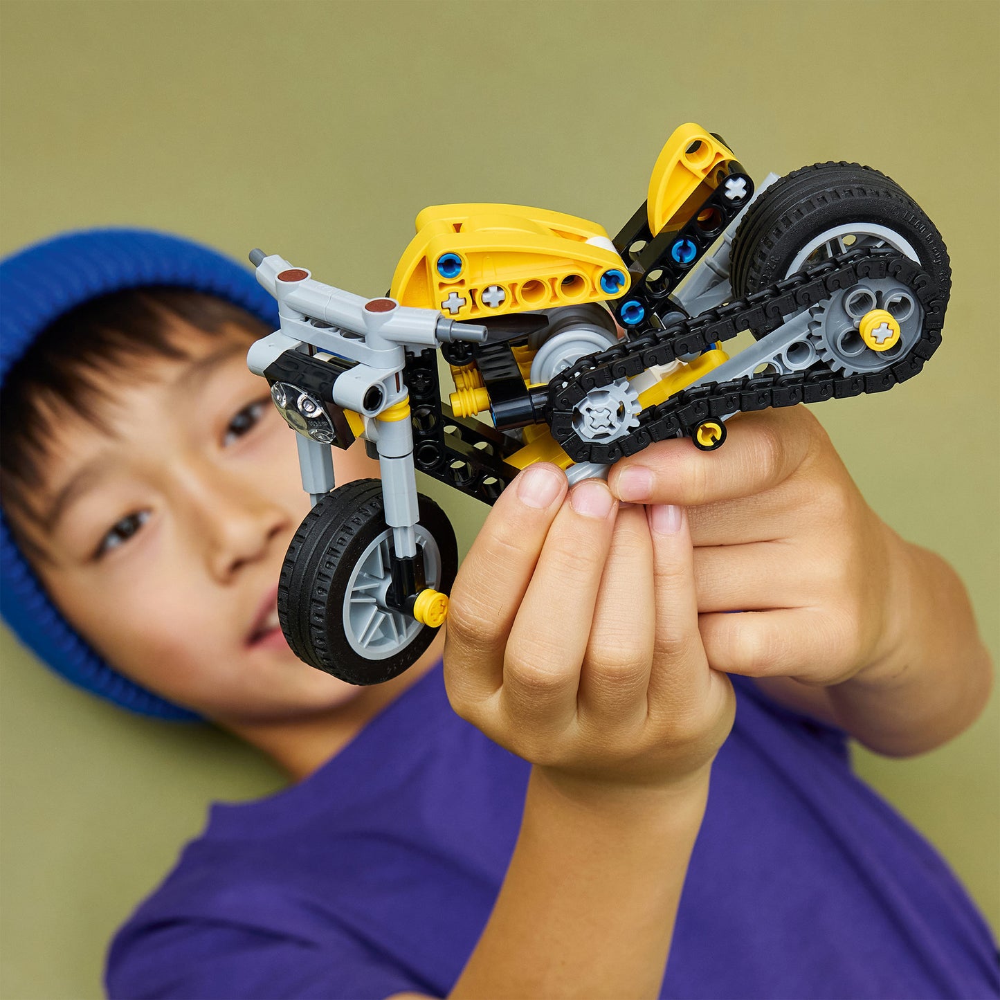 42225 Technic Gelbes Motorrad, Konstruktionsspielzeug