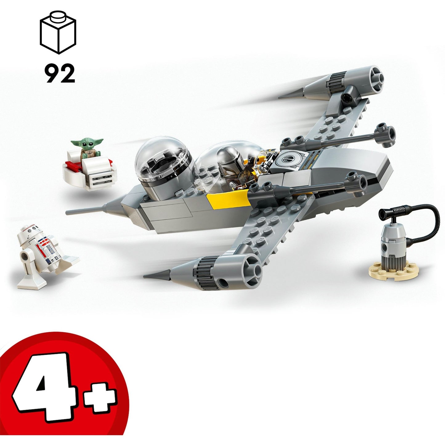75410 Star Wars Mandos und Grogus N-1 Starfighter, Konstruktionsspielzeug