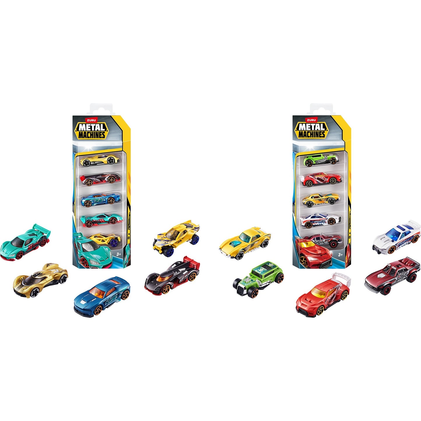 Metal Machines - Auto 5er Pack Serie 2, Spielfahrzeug
