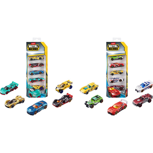 Metal Machines - Auto 5er Pack Serie 2, Spielfahrzeug