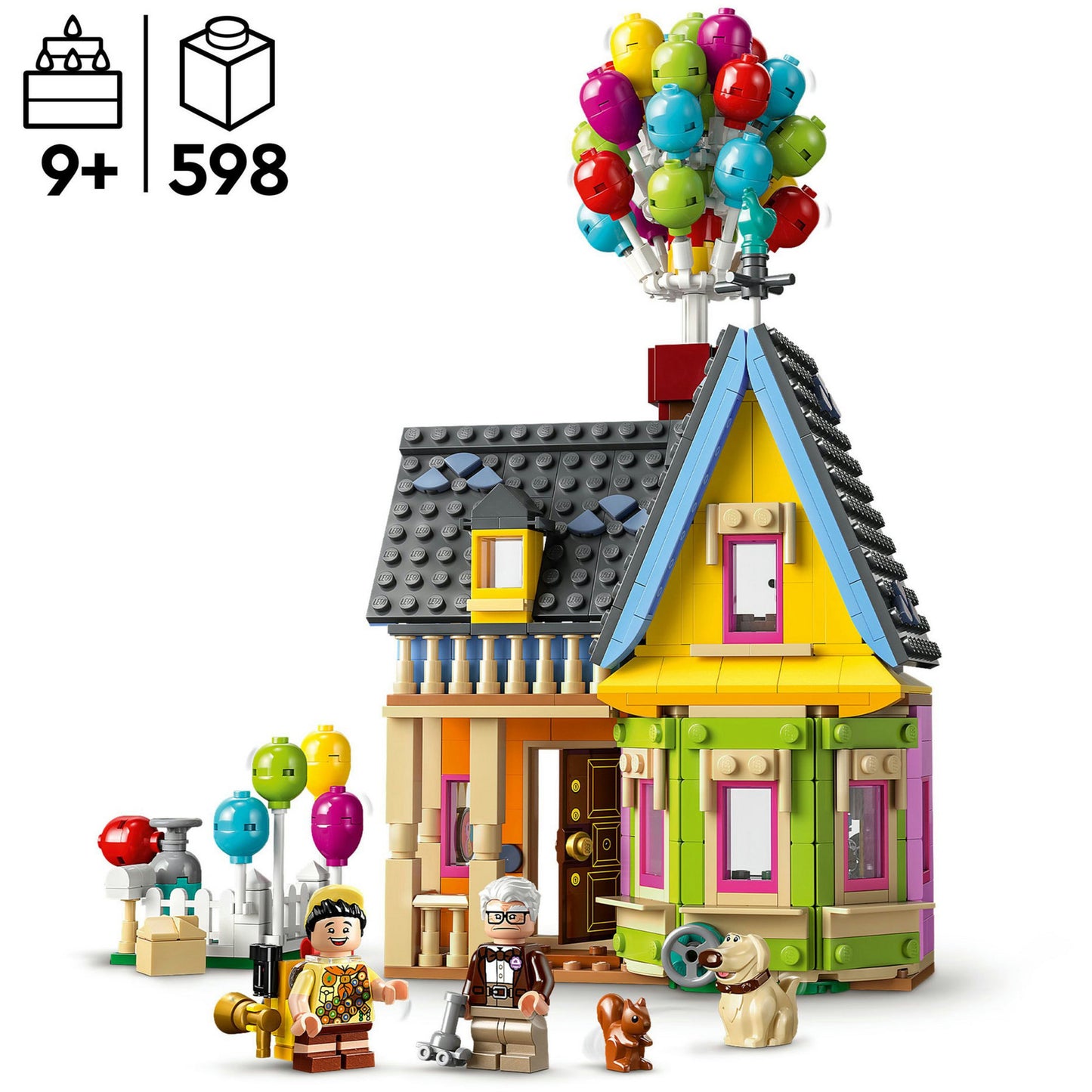 43217 Disney Pixar Carls Haus aus Oben, Konstruktionsspielzeug