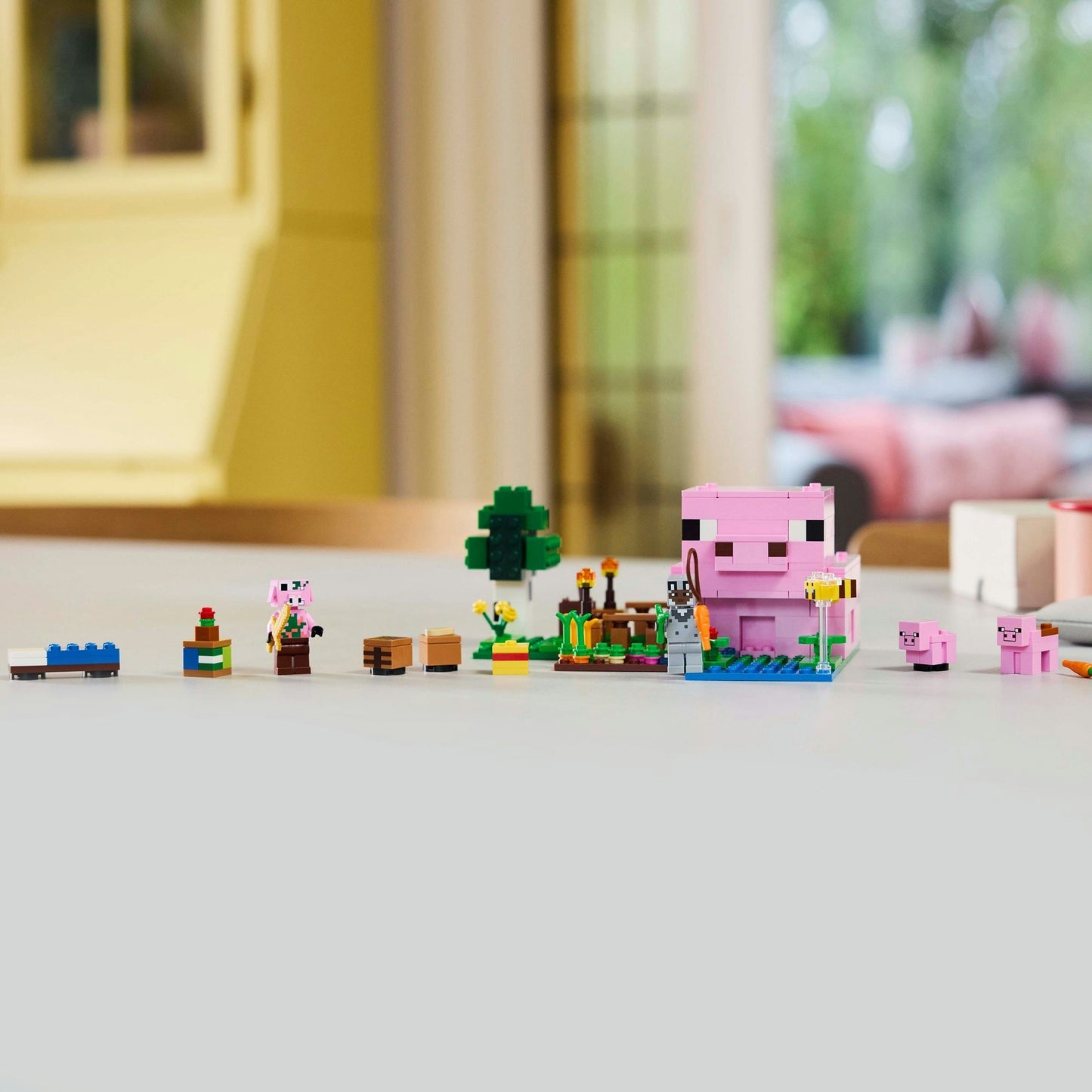 21268 Minecraft Das Babyschwein-Haus, Konstruktionsspielzeug
