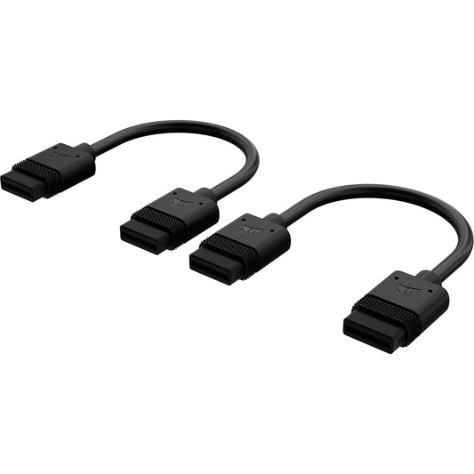 Corsair iCUE LINK Kabel, 100mm (schwarz, 2 Stück)