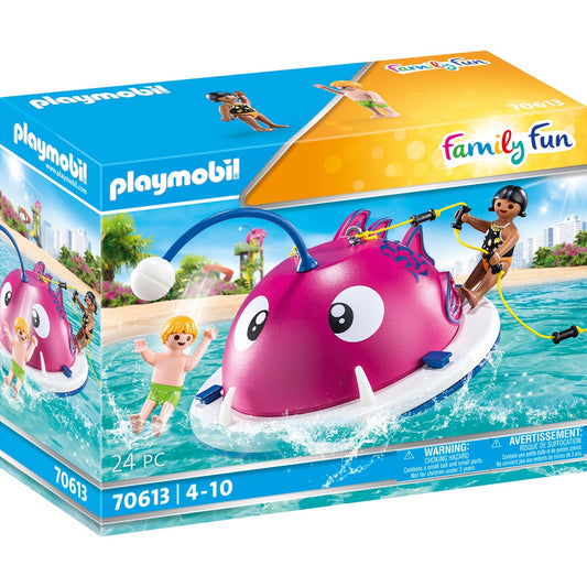 PLAYMOBIL 70613 Family Fun Kletter-Schwimminsel, Konstruktionsspielzeug