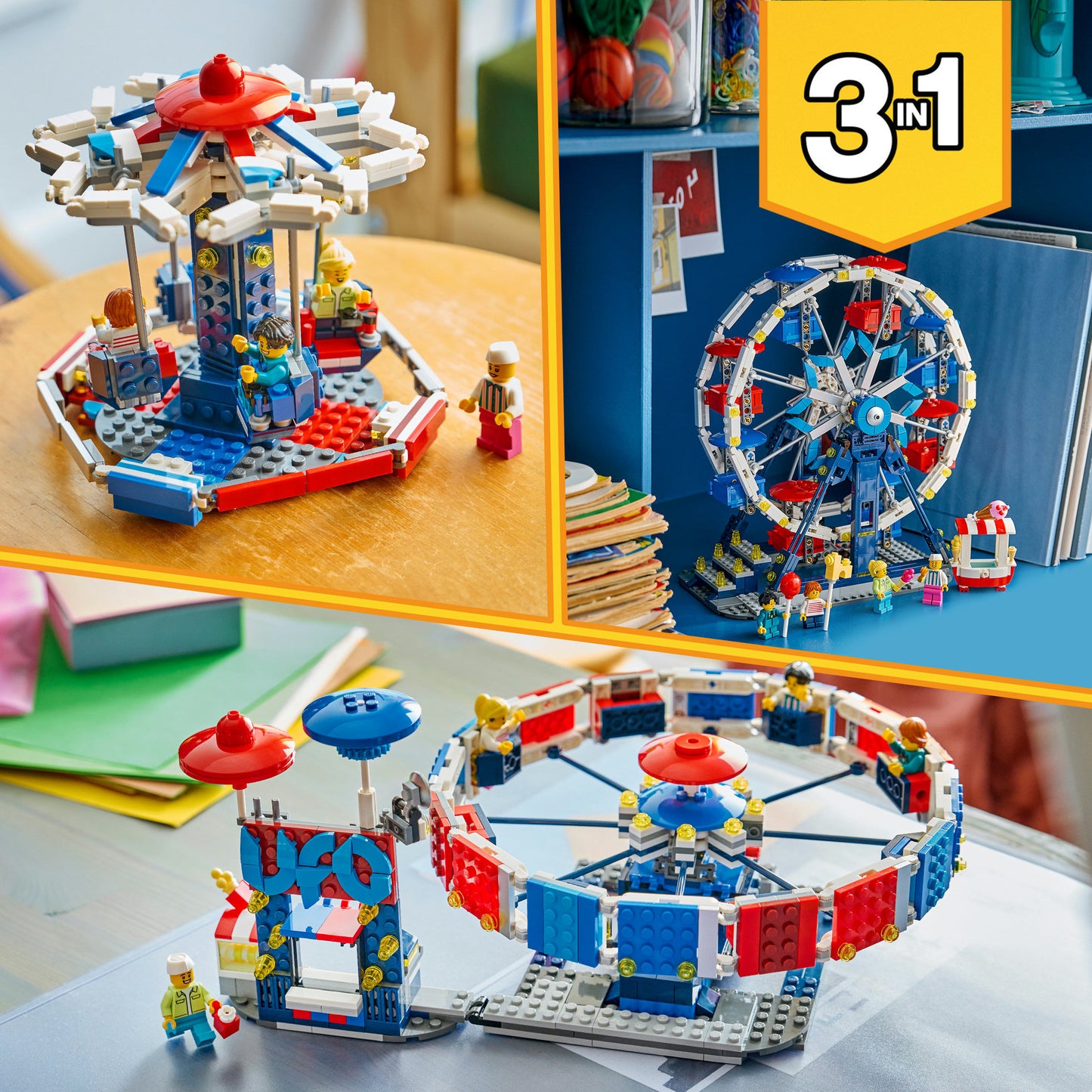31389 Creator 3-in-1 Legendäres Riesenrad, Konstruktionsspielzeug