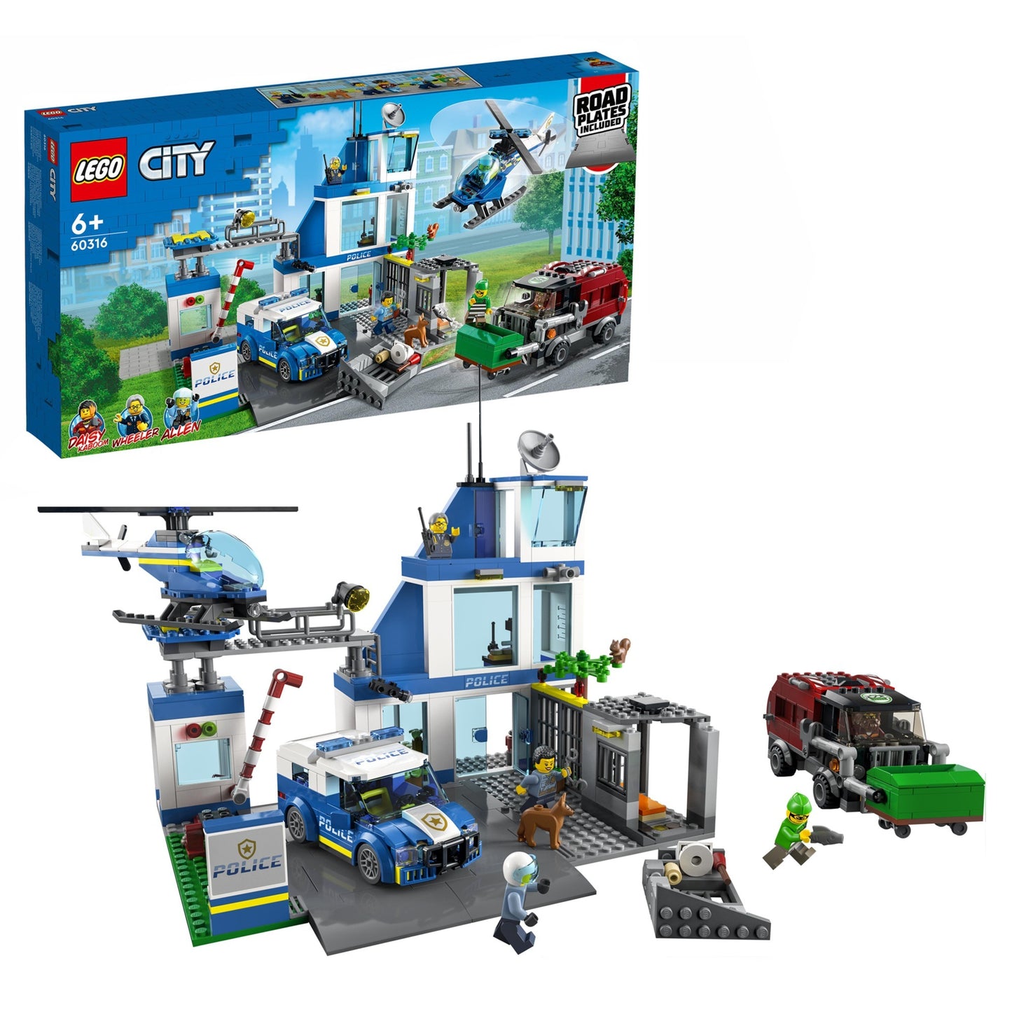 LEGO 60316 City Polizeistation, Konstruktionsspielzeug