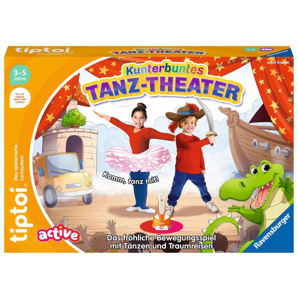 Ravensburger tiptoi ACTIVE Kunterbuntes Tanz-Theater