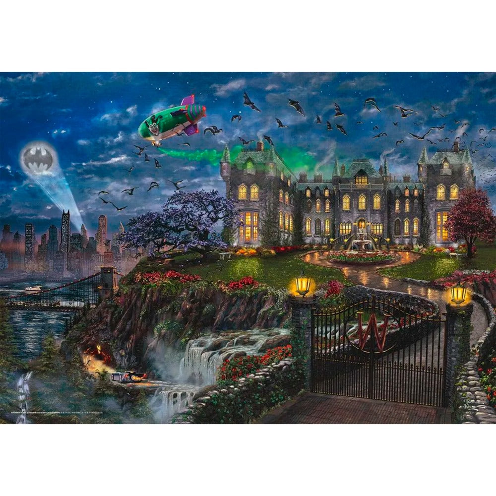 Schmidt Spiele Thomas Kinkade Studios: DC Comics Wayne Manor (1000 Teile)