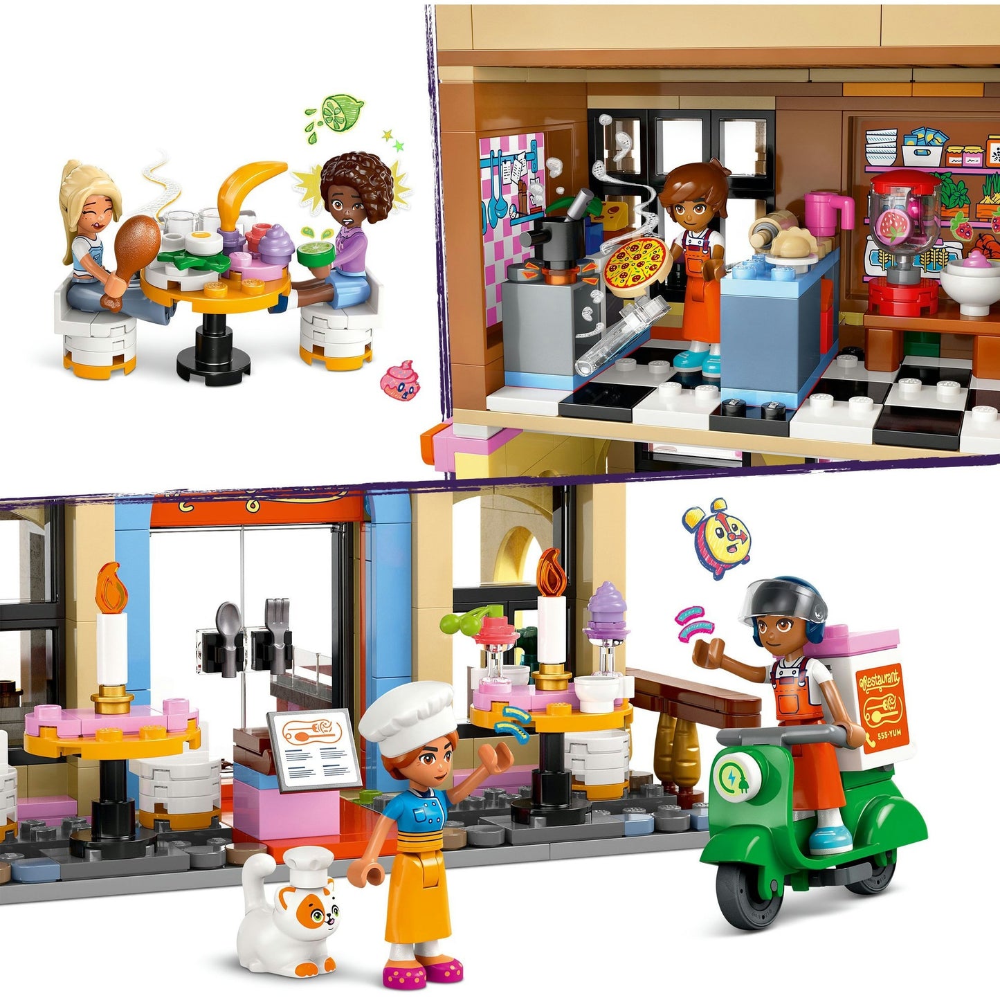 42655 Friends Restaurant und Kochschule, Konstruktionsspielzeug