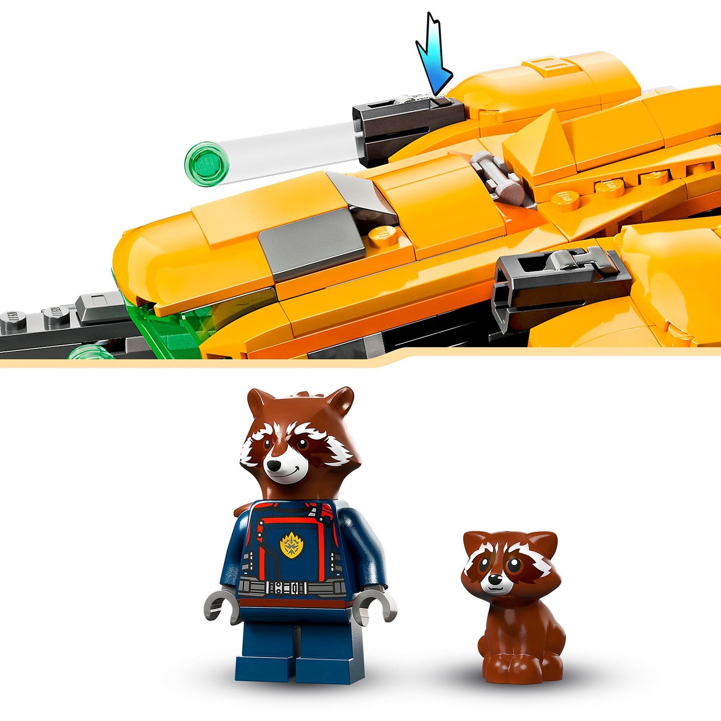 LEGO 76254 Marvel Baby Rockets Schiff, Konstruktionsspielzeug