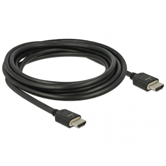 DeLOCK Ultra High Speed HDMI-Kabel 48 Gbps 8K 60Hz (schwarz, 3 Meter)