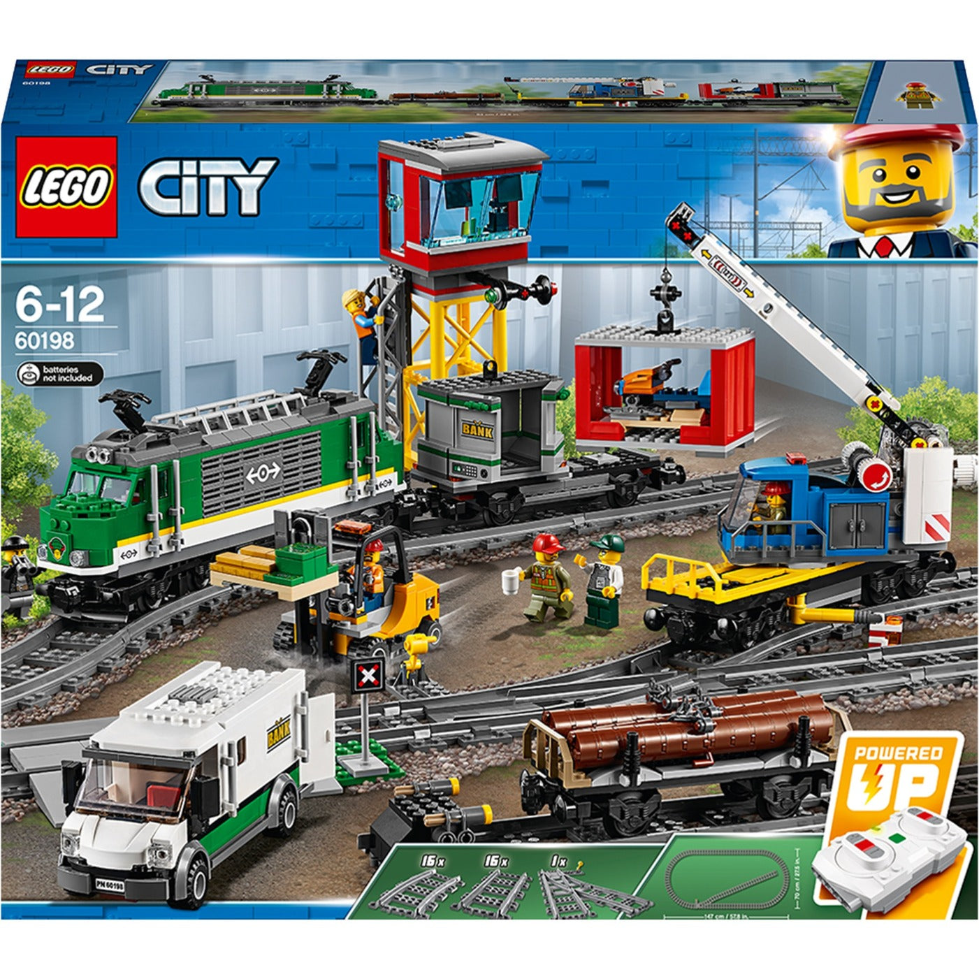 LEGO 60198 City Güterzug, Konstruktionsspielzeug