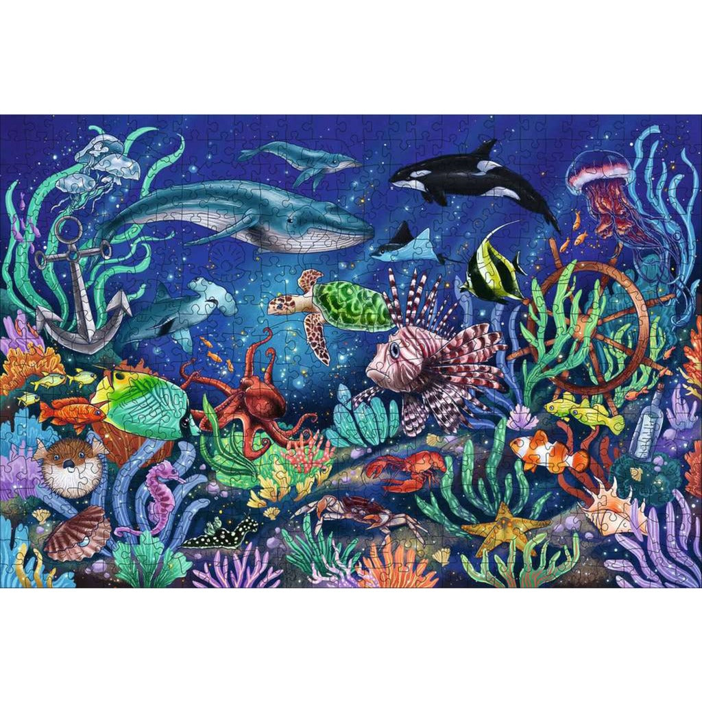 Ravensburger Wooden Puzzle Unten im Meer (505 Teile)