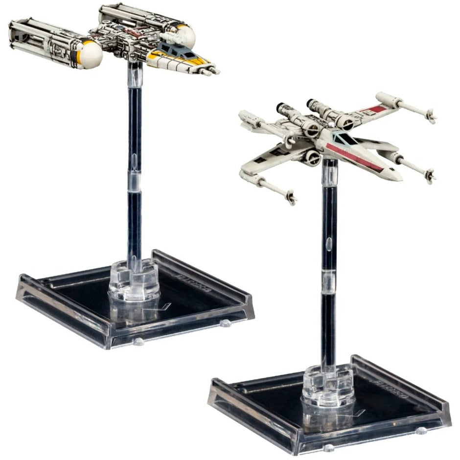 Asmodee Star Wars X-Wing 2. Edition - Rebellenallianz Staffel-Starterpack