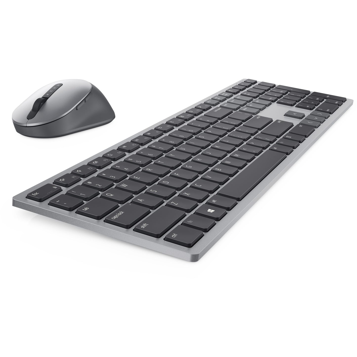 Dell Premier-Mehrgeräte-Wireless-Tastatur und -Maus (KM7321W) (titan/schwarz, DE-Layout, Scherenmechanik)