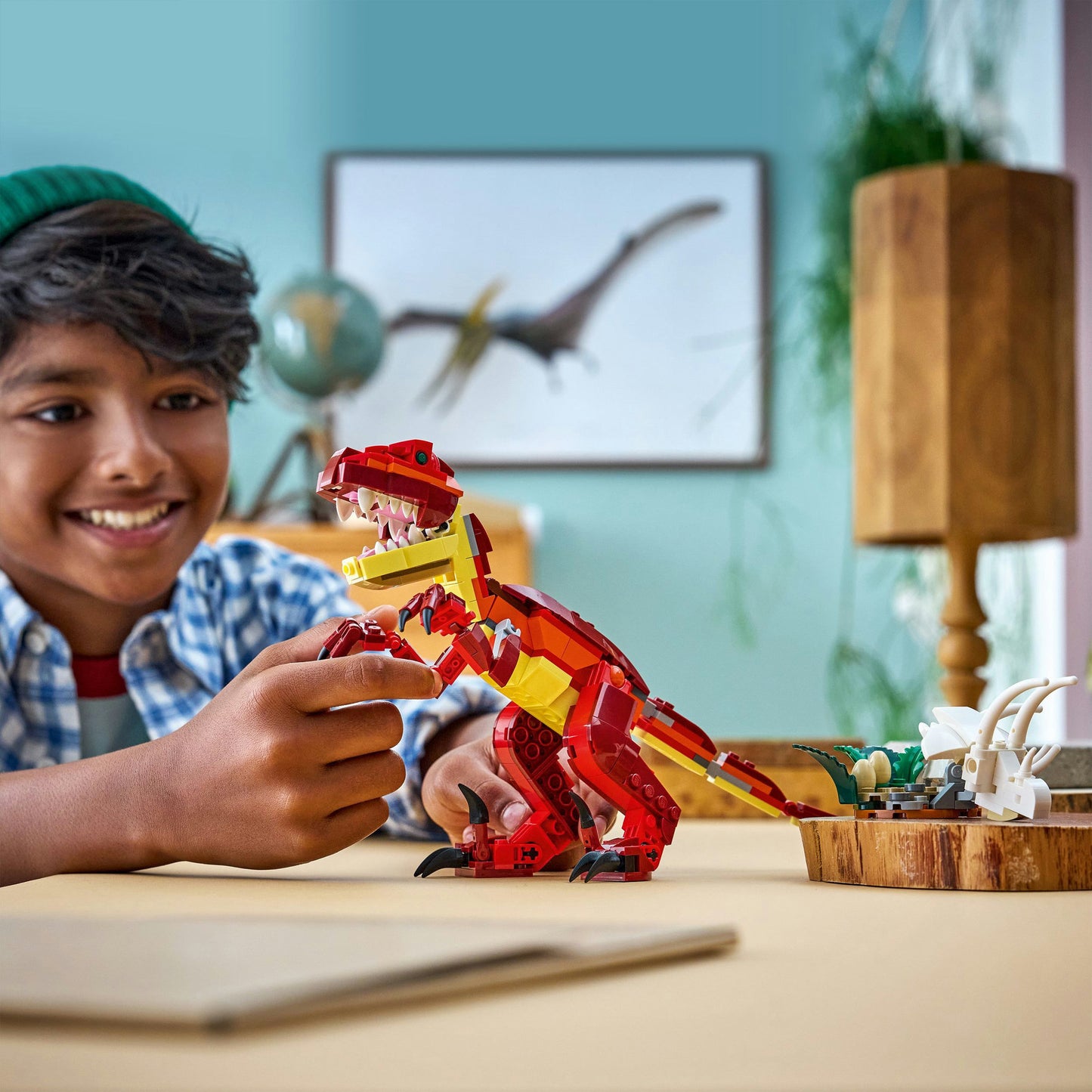 31379 Creator 3-in-1 Wilder Dinosaurier, Konstruktionsspielzeug