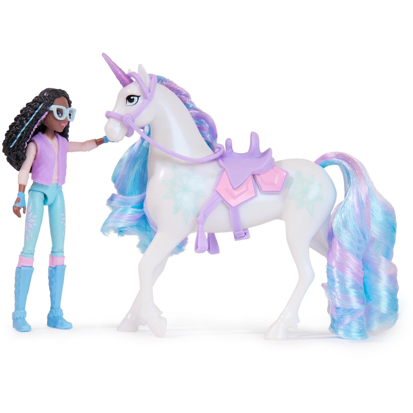 Spinmaster Unicorn Academy - Layla und Einhorn Glacier Set