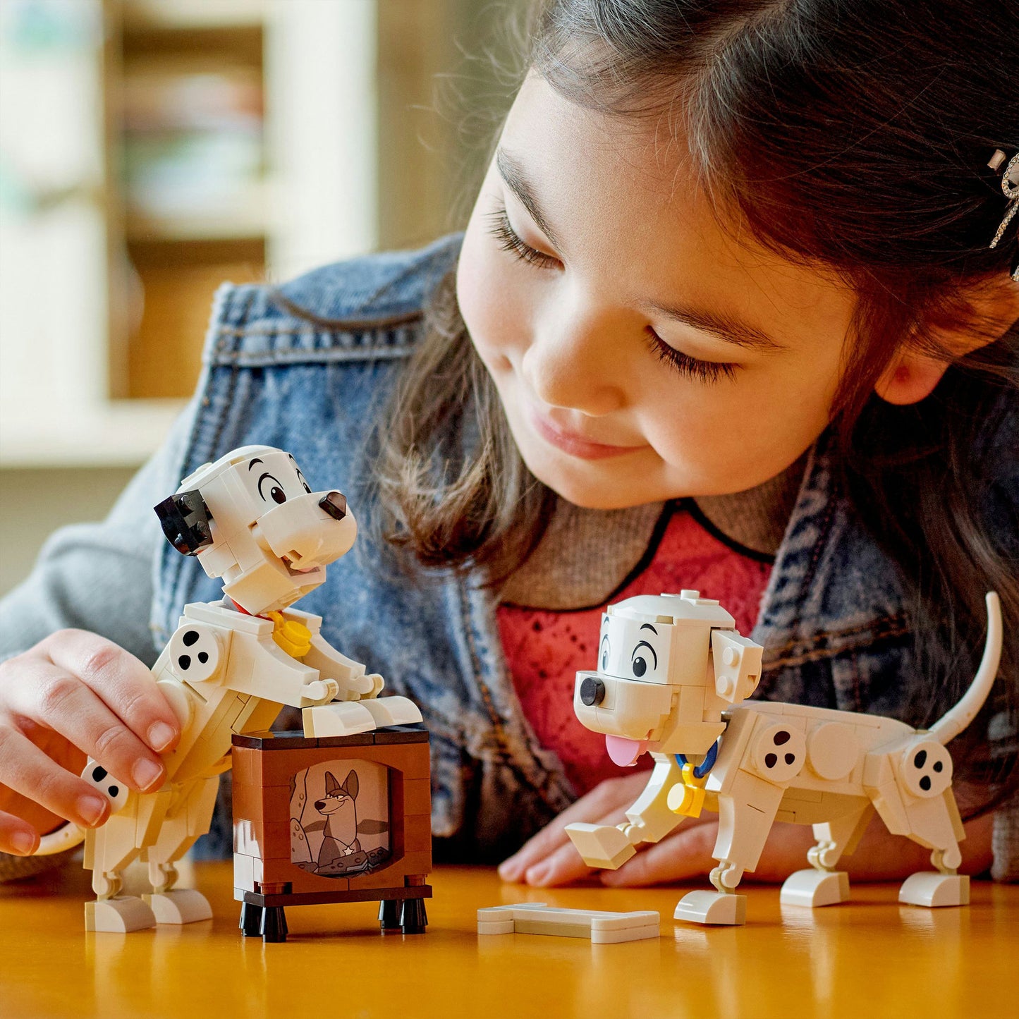 43271 Disney Classic Die Welpen Lucky und Penny aus 101 Dalmatiner, Konstruktionsspielzeug