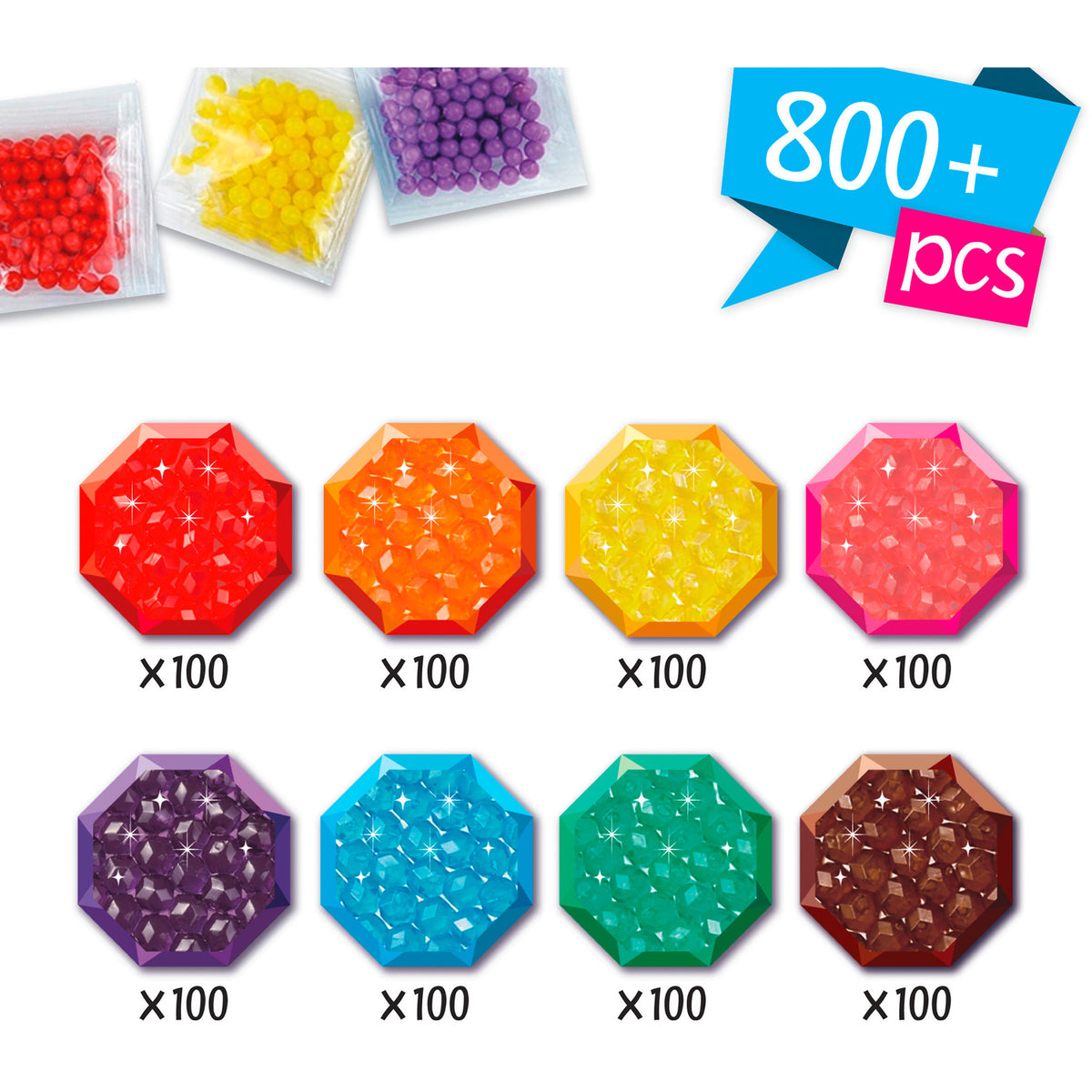 Aquabeads - Glitzerperlen, Basteln