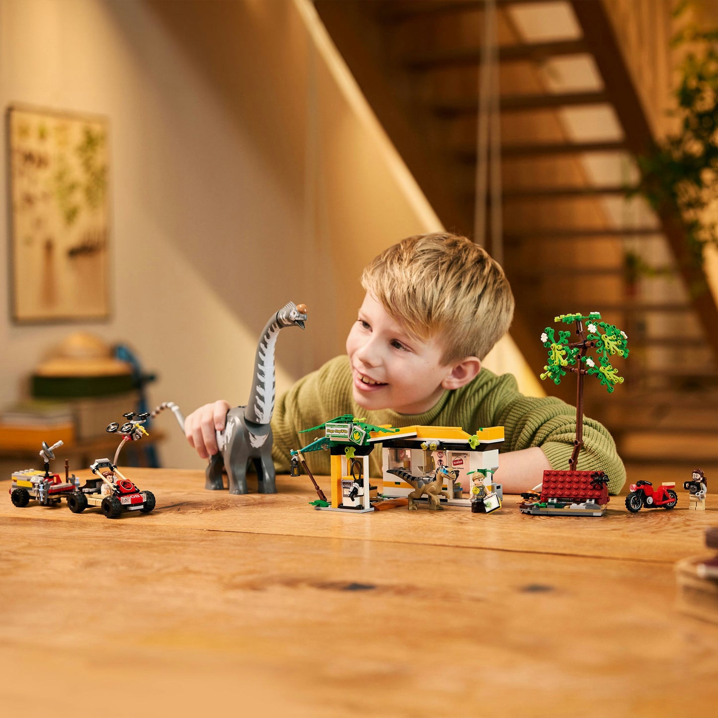 76973 Jurassic World Raptor & Titanosaurus: Grosse Fährtensuche, Konstruktionsspielzeug