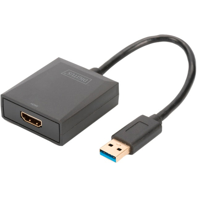 Digitus USB 3.2 Gen 1 Adapter, USB-A Stecker > HDMI Buchse (schwarz)