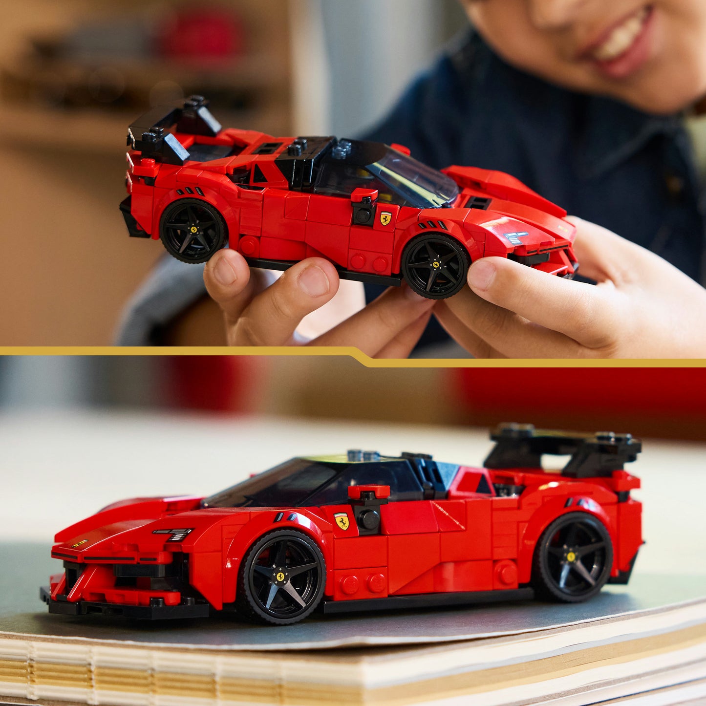 77254 Speed Champions Ferrari SF90 XX Stradale Sportwagen, Konstruktionsspielzeug