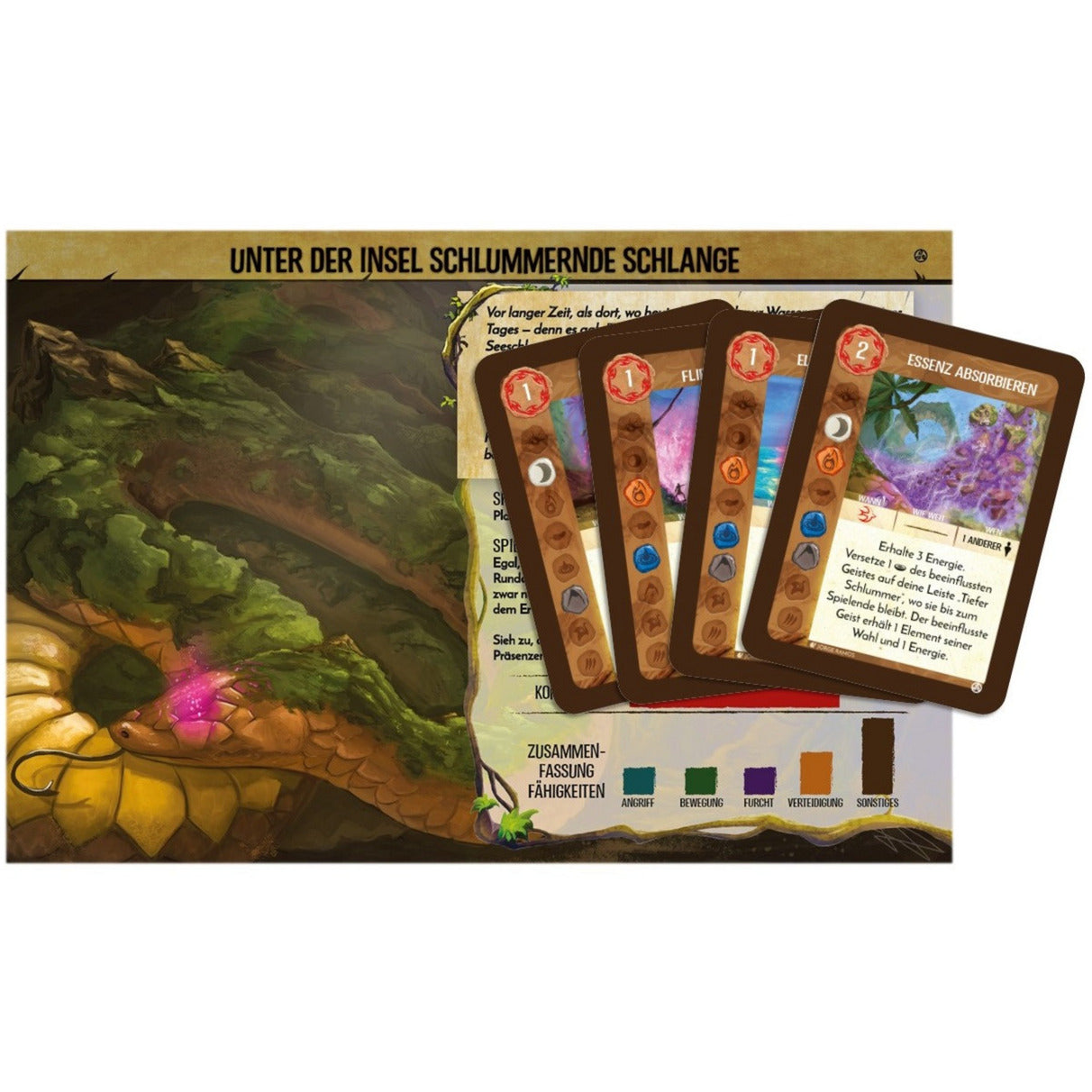 Spirit Island: Unter der Insel schlummernde Schlange, Brettspiel