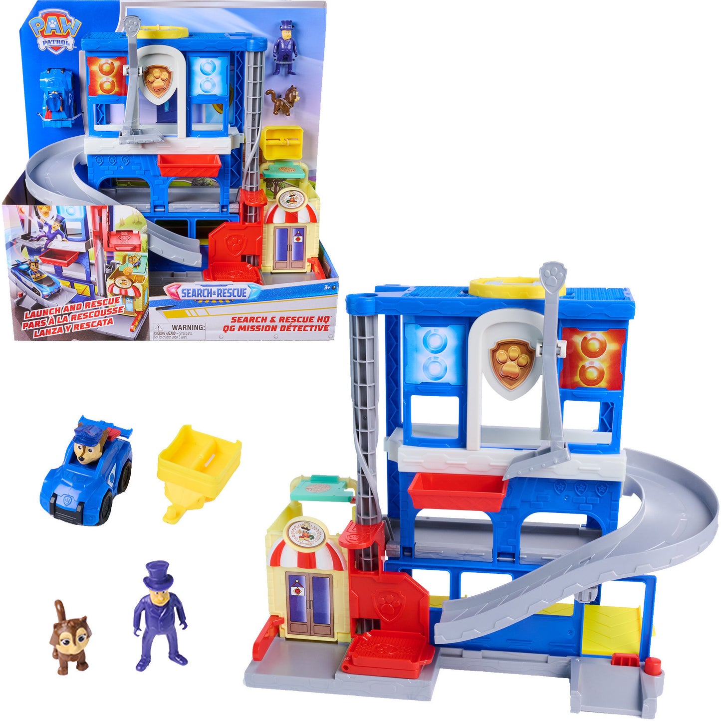 Paw Patrol Search & Rescue -  Pup Squad Hauptquartier Spielset, Spielgebäude